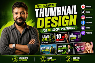 create eye catching thumbnails for youtube and instagram