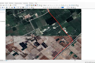 do gis digitizing, georeferencing, and vector mapping
