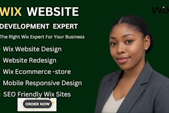 build wix website design wix website redesign online setup