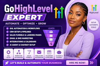 setup gohighlevel automation, ghl workflow and sales funnel