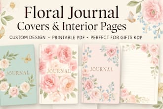 create custom princess inspired diary covers and page