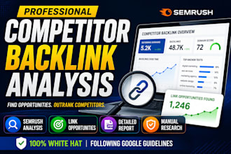 analyze competitor backlinks and find link opportunities