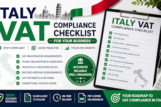 prepare an italy vat compliance checklist for your business vat filing