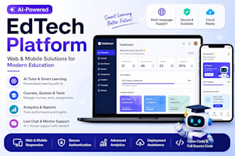 develop an ai tutor app with chat quizzes and progress tracking