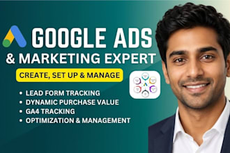 setup and manage your google ads campaign and  PPC search engine marketing SEM