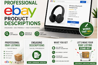 write professional ebay product descriptions