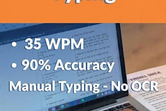 do hindi and english typing at 35wpm
