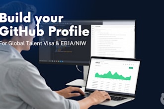 build your github profile and promote repository fork stars for global talent