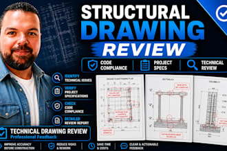 review structural shop drawings and provide technical comments