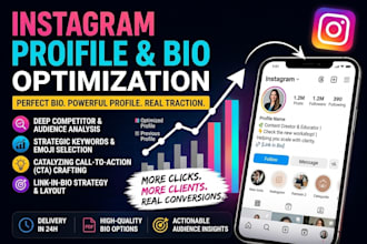 write a professional instagram bio