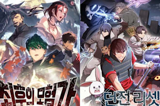 do custom light novel cover art isekai character design anime web novel artist