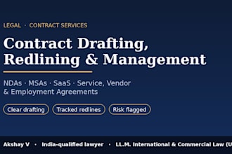 draft, redline and manage business contracts, ndas and agreements