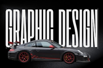 bold graphic design logo flyer expert