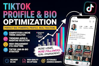 write a professional tiktok bio