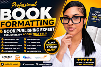 amazon kdp book formatting, paperback and ebook formatting