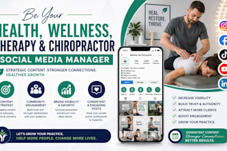 be your health, wellness, therapy, chiropractor social media manager