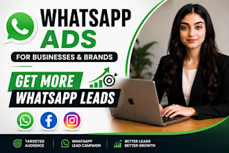 run facebook and instagram ads for whatsapp leads