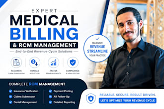 provide complete medical billing and end to end rcm services