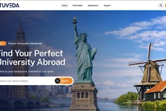 build wix study abroad website overseas education consultancy website