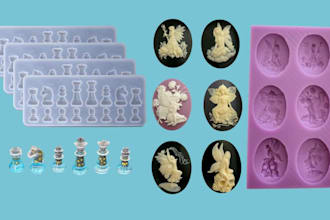 custom 3d silicone molds for casting, manufacturing and product prototyping