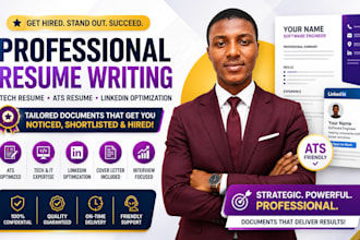 do resume writing, tech resume, ats resume and linkedin optimization