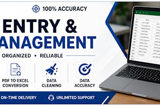manage the user data properly and also data entry
