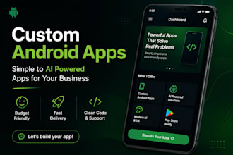 build a professional custom ai android app for you