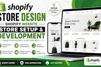do shopify store design shopify website shopify store setup and development