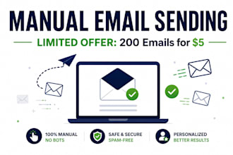 manually send emails one by one