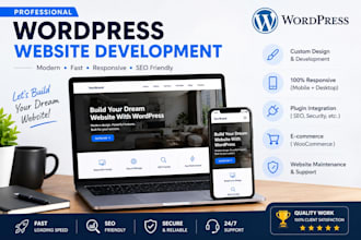 create a premium and responsive wordpress site