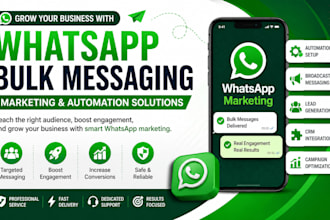 set up whatsapp bulk messaging and whatsapp marketing campaigns