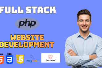 do custom PHP website development and be your PHP backend developer