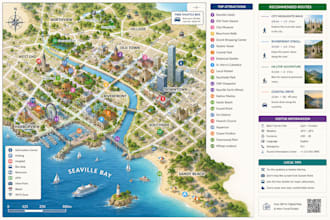 create detailed travel maps city maps and visitor guides