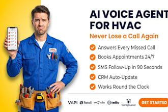 build an ai voice receptionist for hvac and home service businesses