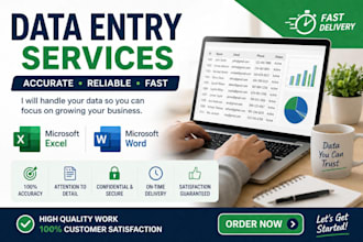 do fast and accurate data entry in microsoft excel and word