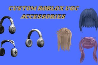 create custom roblox ugc hair, accessories and dynamic head