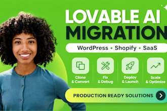 clone convert lovable ai to wordpress lovable to shopify saas app
