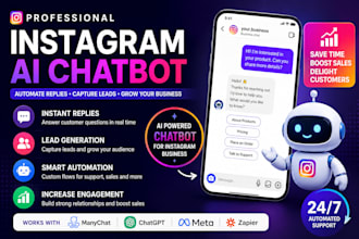 create instagram ai chatbot for fast replies lead generation and support