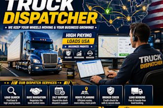 dispatch your truck and find high paying loads in USA