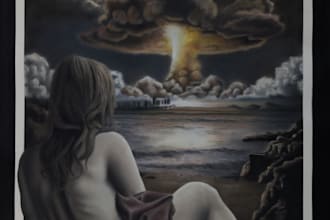create a museum quality piece of fine art