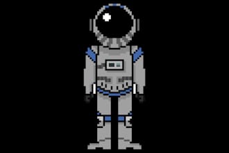 create pixel character sprites