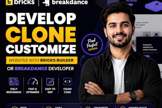 develop clone customize websites with bricks builder or breakdance develop