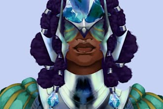 design and illustrate character art