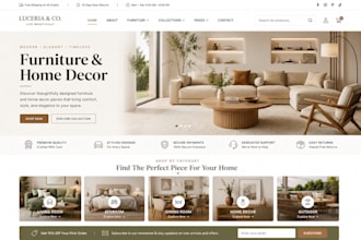 design furniture website home decor store furniture shopify interior design