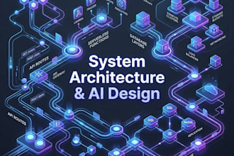 design your system architecture, cloud infrastructure, and ai backend