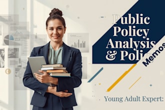 public policy brief, memos, and research analysis