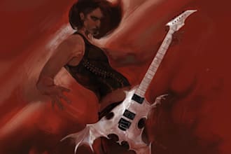draw a custom digital illustration