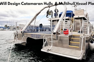 design catamaran hulls and multihull vessel plans