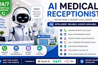 build an ai medical receptionist for clinics, dentists, and healthcare practices