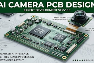 create embedded ai camera pcb with image processing hardware